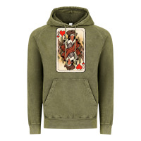 Vintage Olive Queen Of Hearts Cowgirl Vintage Hoodie - HowdyJamesFarm