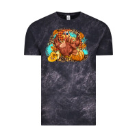 Cloud Black Turkey pumpkins Vintage Tee - NancyCooperArtShop