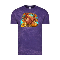 Cloud Purple Turkey pumpkins Vintage Tee - NancyCooperArtShop