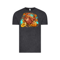 Vintage Black Turkey pumpkins Vintage Tee - NancyCooperArtShop