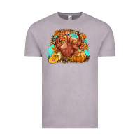 Vintage Zinc Turkey pumpkins Vintage Tee - NancyCooperArtShop