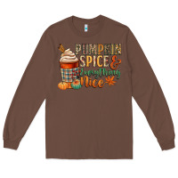 Chestnut pumpkin spice and everything nice Long Sleeve Tee - CowGirlArtShop