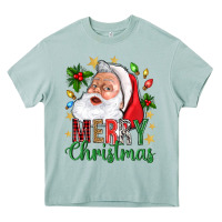 Arona Merry Christmas With Santa Heavy Core Tee - BundleAndBundleShop