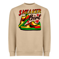 Sneaker Girl Heavyweight Sweatshirt | Teevron