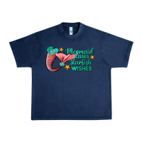 Navy mermaid kisses starfish wishes Urban Heavy Tee - JahusDesignShop