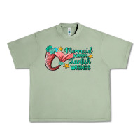 Oil Green mermaid kisses starfish wishes Urban Heavy Tee - JahusDesignShop