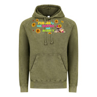 Vintage Olive fueled by ıced coffee and anxiety Vintage Hoodie - TumblerDesignByShophia
