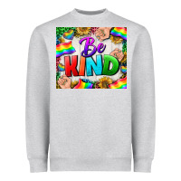 Heather Grey Western Be Kind LGBTQ Tumbler Heavyweight Sweatshirt - BundleAndBundleShop