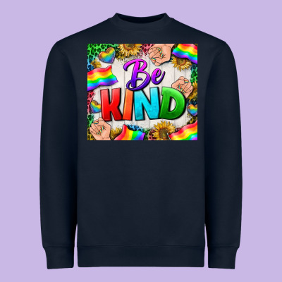Western Be Kind Lgbtq Tumbler Heavyweight Sweatshirt Designed By Bundleandbundleshop