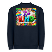 Navy Western Be Kind LGBTQ Tumbler Heavyweight Sweatshirt - BundleAndBundleShop