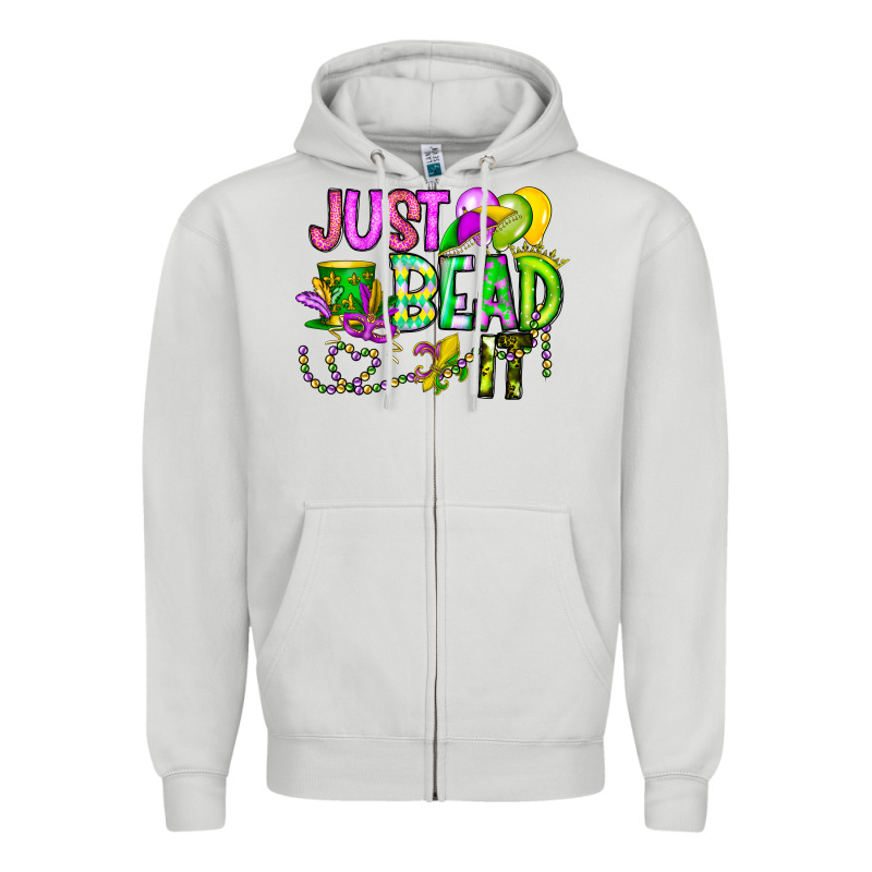 Just Bead It Zipper Hoodie by CowhideDigitalArt | Teevron