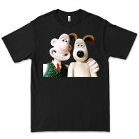 Black the man with his dog taking selfie w.a.l.l.a.c.e Premium Tee - lanVoArt