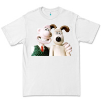 White the man with his dog taking selfie w.a.l.l.a.c.e Premium Tee - lanVoArt