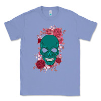 Colony Blue Skull with flowers Classic Tee - Bettercallsaul