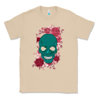 Skull With Flowers Classic Tee | Teevron