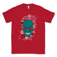 Red Skull with flowers Classic Tee - Bettercallsaul