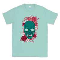 Seafoam Skull with flowers Classic Tee - Bettercallsaul