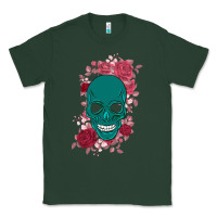 Sports Green Skull with flowers Classic Tee - Bettercallsaul