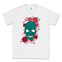 White Skull with flowers Classic Tee - Bettercallsaul