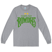 Heather Grey the tampa bay rowdies fitted Long Sleeve Tee - lanVoArt