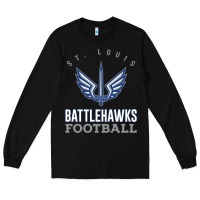 Black stl battlehawks football! xfl Long Sleeve Tee - lanVoArt