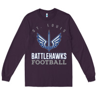 Plum stl battlehawks football! xfl Long Sleeve Tee - lanVoArt