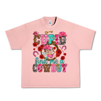 Salmon Cupid find me a cowboy Valentine's Day Urban Heavy Tee - HowdyJamesFarm