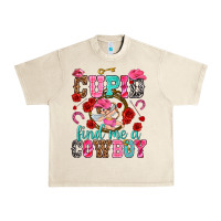 Sandshell Cupid find me a cowboy Valentine's Day Urban Heavy Tee - HowdyJamesFarm