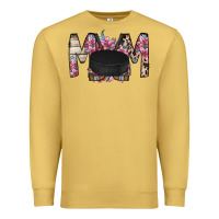 Antique Gold mom hockey flower Premium Sweatshirt - RacoonDesign