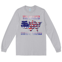 Moon Dust the divided states of america political humor usa map t shirt Long Sleeve Tee - lanVoArt
