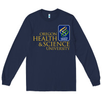 Navy oregon health & science university (ohsu) Long Sleeve Tee - lanVoArt