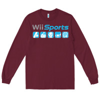 Burgundy wii sports essential Long Sleeve Tee - lanVoArt