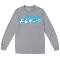Heather Grey wii sports essential Long Sleeve Tee - lanVoArt