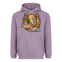 Lavender cowgirl horseshoe Heavyweight Hoodie - RacoonDesign