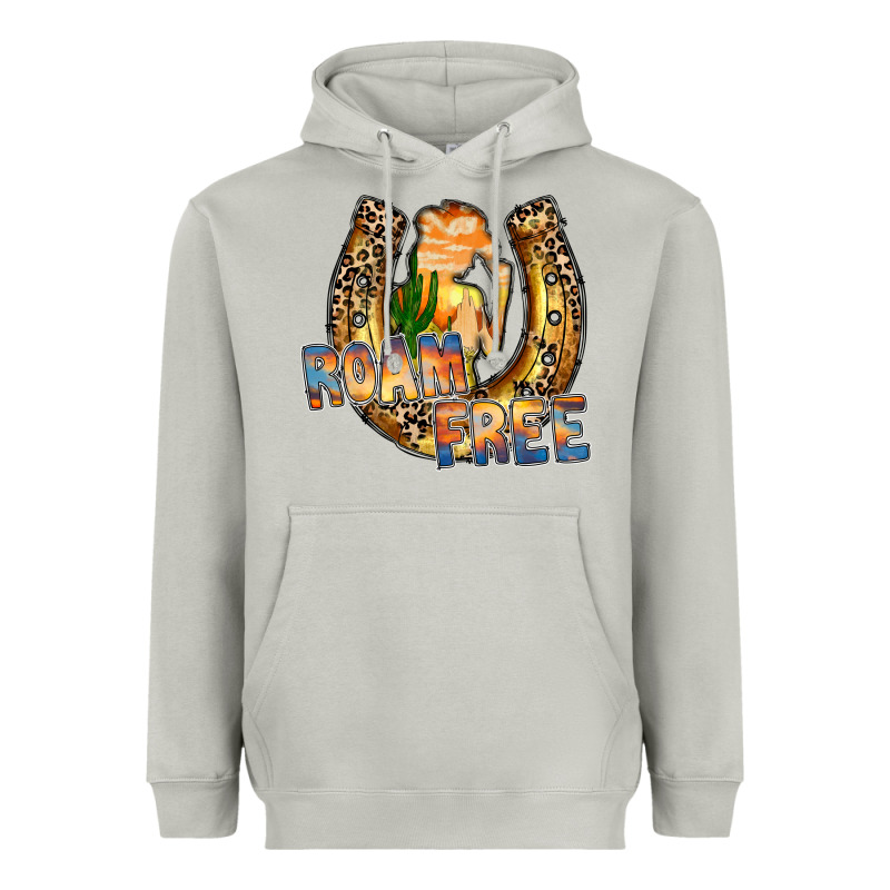 Cowgirl Horseshoe Heavyweight Hoodie by RacoonDesign | Teevron