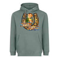 Sage cowgirl horseshoe Heavyweight Hoodie - RacoonDesign
