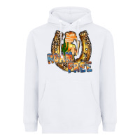 White cowgirl horseshoe Heavyweight Hoodie - RacoonDesign