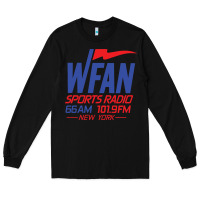 Black wfan sports radio new york Long Sleeve Tee - lanVoArt