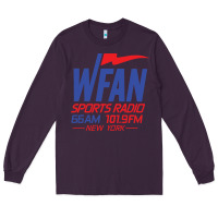 Plum wfan sports radio new york Long Sleeve Tee - lanVoArt