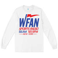 White wfan sports radio new york Long Sleeve Tee - lanVoArt