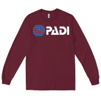 Burgundy padi Long Sleeve Tee - lanVoArt