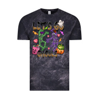 Cloud Black Let's go ghouls Vintage Tee - NancyCooperArtShop