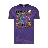 Cloud Purple Let's go ghouls Vintage Tee - NancyCooperArtShop
