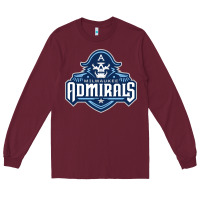 Burgundy milwaukee admirals Long Sleeve Tee - lanVoArt