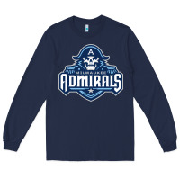 Navy milwaukee admirals Long Sleeve Tee - lanVoArt