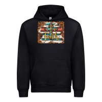 Black faith cross mousepad Urban Hoodie - BarkalooDesign