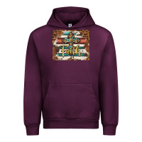 Mauve Wine faith cross mousepad Urban Hoodie - BarkalooDesign