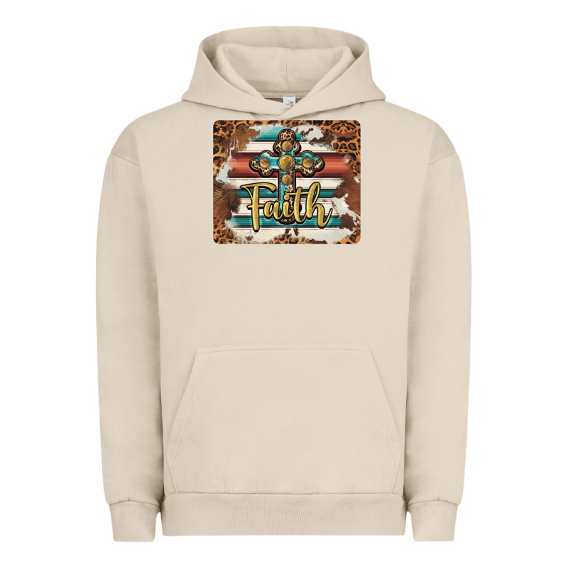Faith Cross Mousepad Urban Hoodie by BarkalooDesign | Teevron
