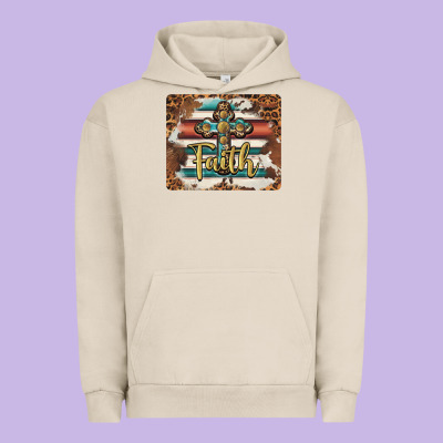 Faith Cross Mousepad Urban Hoodie Designed By Barkaloodesign