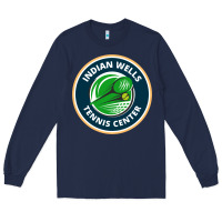 Navy indian wells tennis center Long Sleeve Tee - lanVoArt